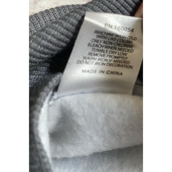 GRAYSON THREADS Sweatshirt Tie Dye 3/4 Sleeve Y2K  Relaxed Womens XL Gray White - Picture 8 of 9